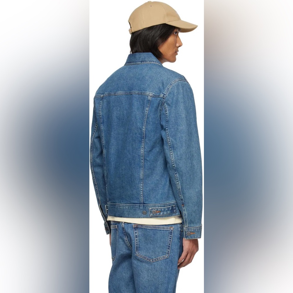 A.P.C. Washed Stretch New Denim Jacket - Picture 3 of 9